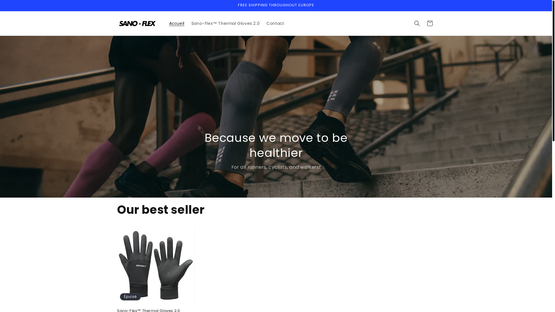 website screenshot of https://sanoflex.shop/