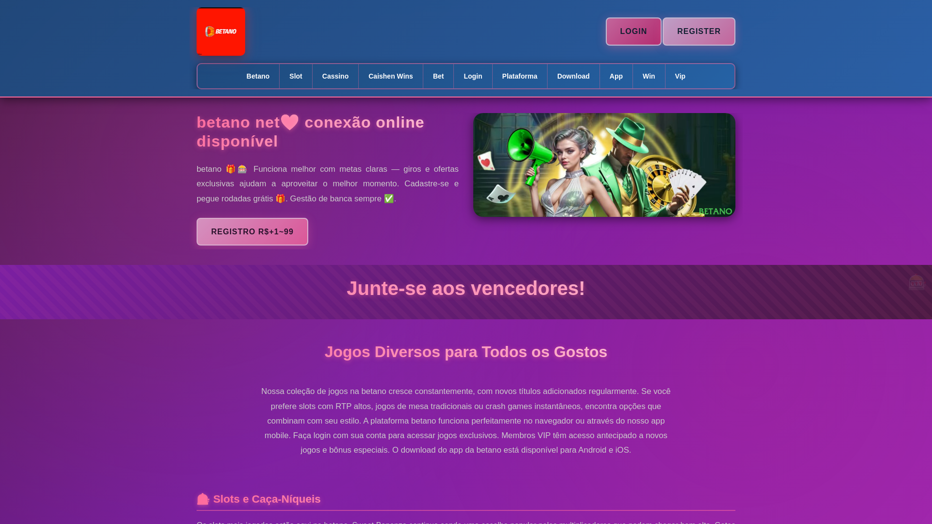 website screenshot of https://betanospring.com/