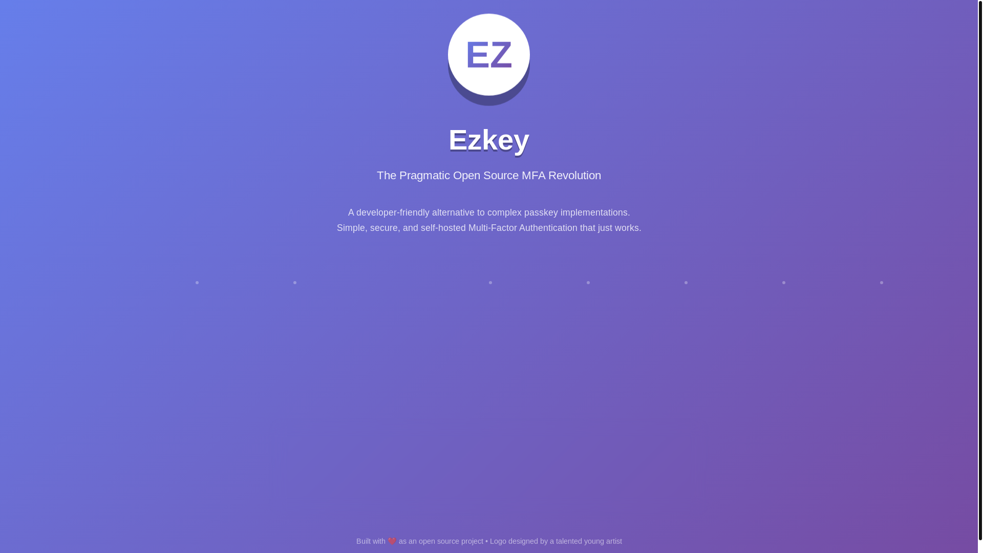 website screenshot of https://ezkey-teaser.pages.dev/