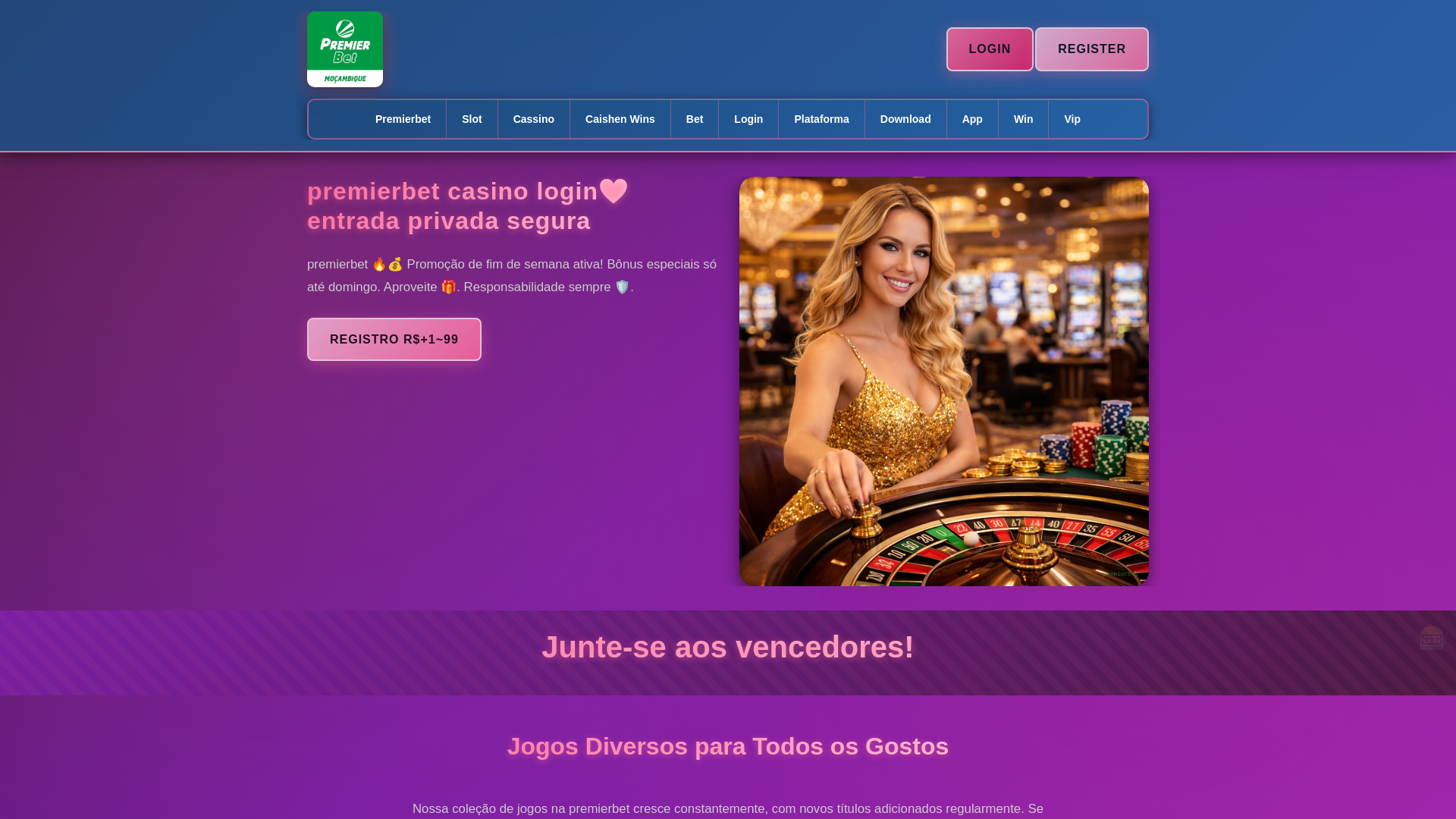 website screenshot of https://premierbetsl.com/