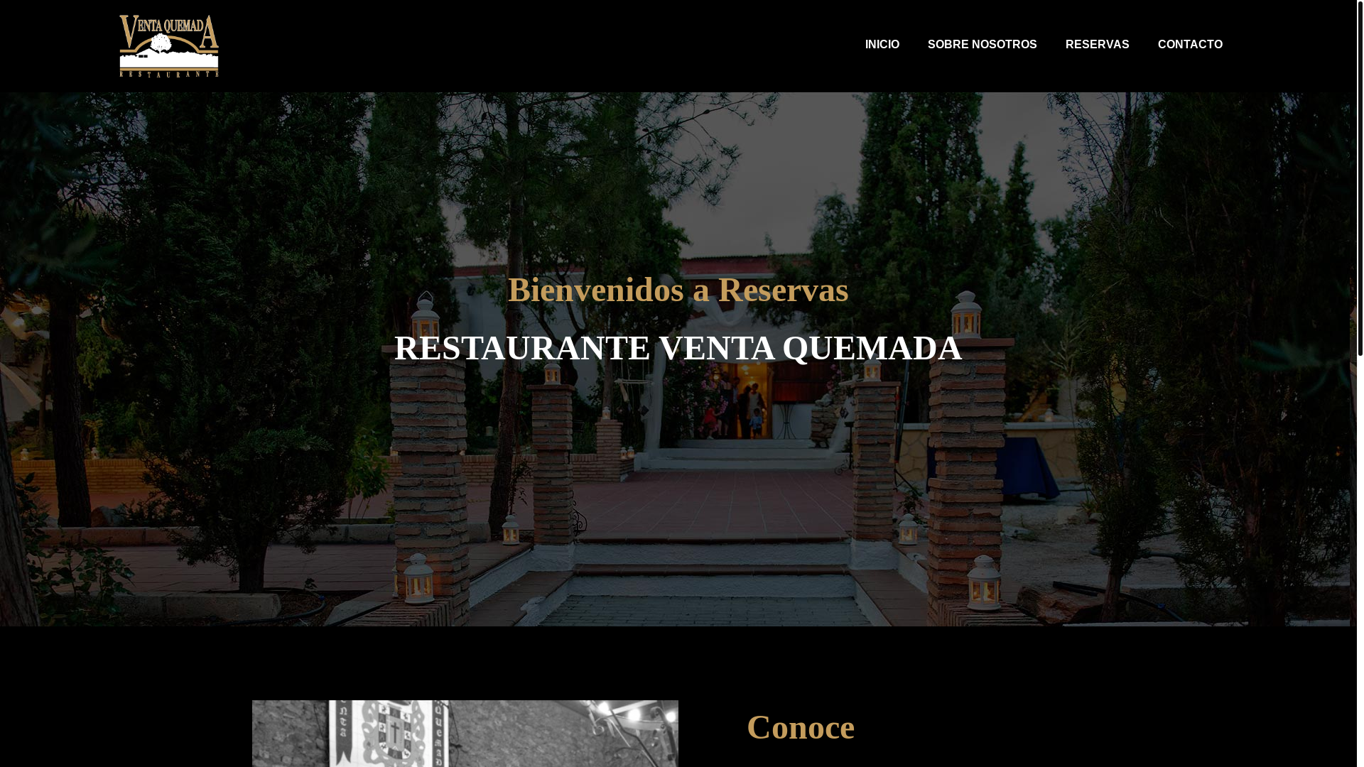 website screenshot of https://restauranteventaquemada.com/