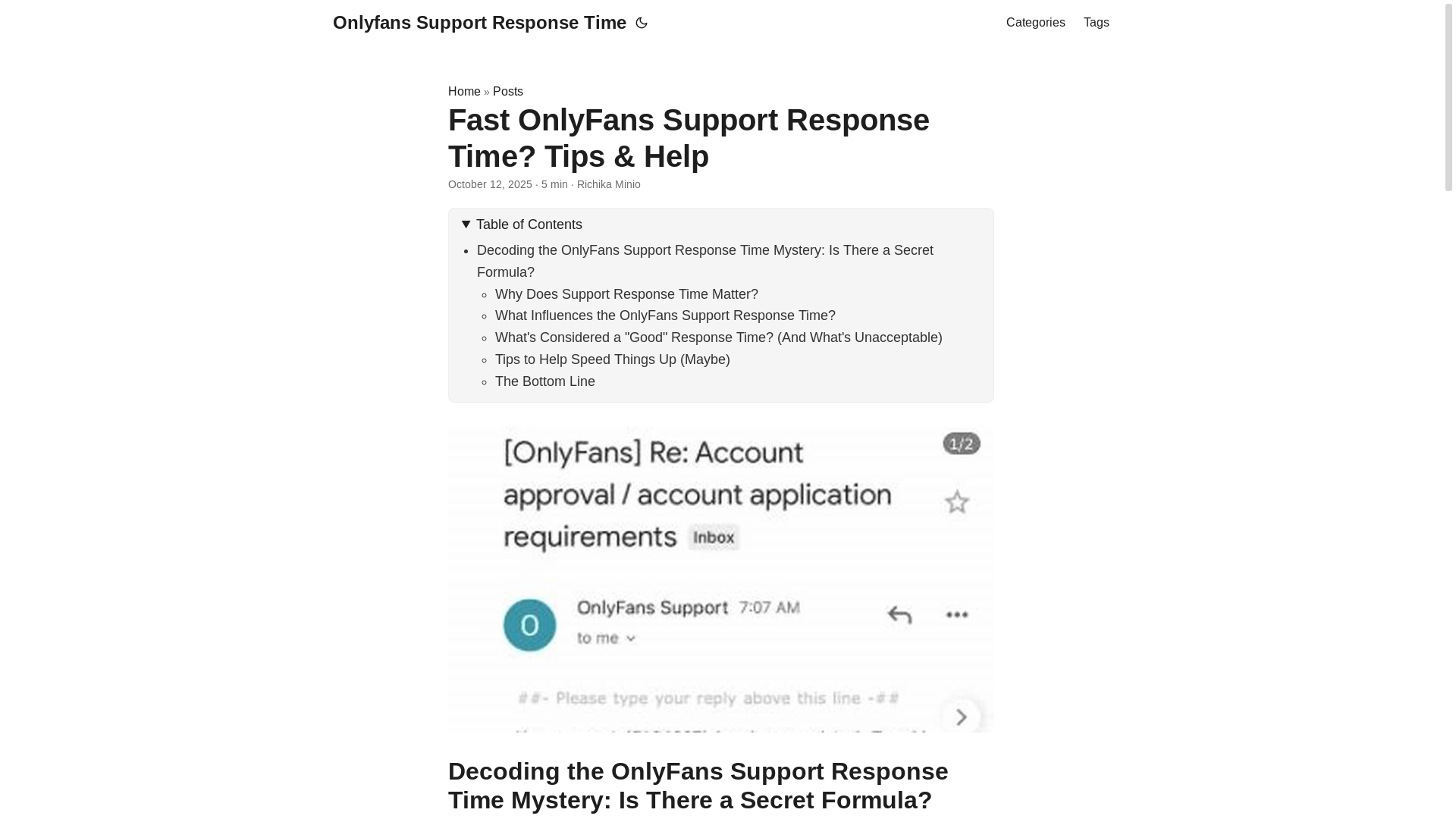 website screenshot of https://onlyfans-support-response-time.pages.dev/
