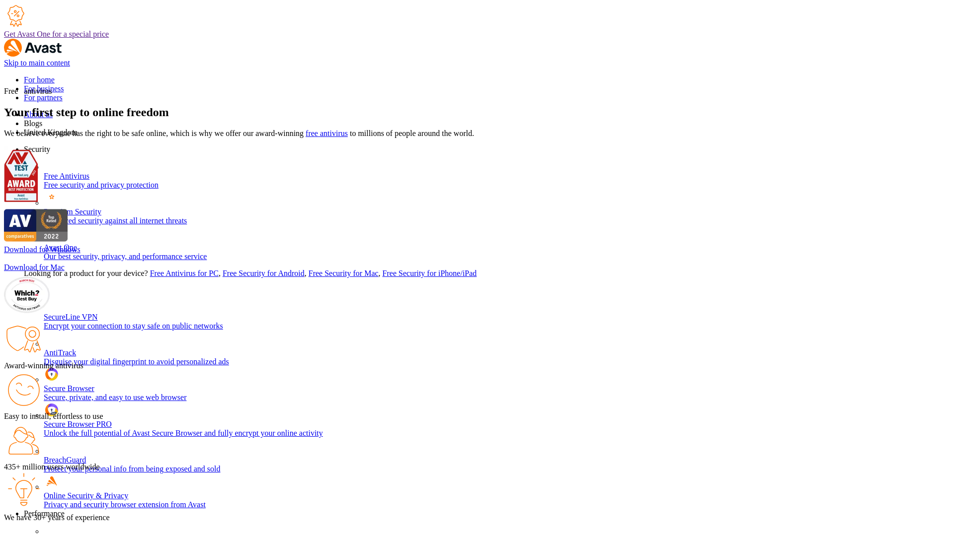 website screenshot of https://avastguard.com
