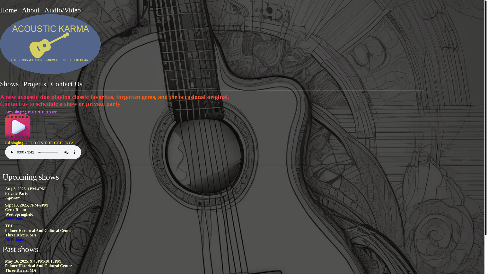 website screenshot of https://acoustickarmabanddotcom.pages.dev/