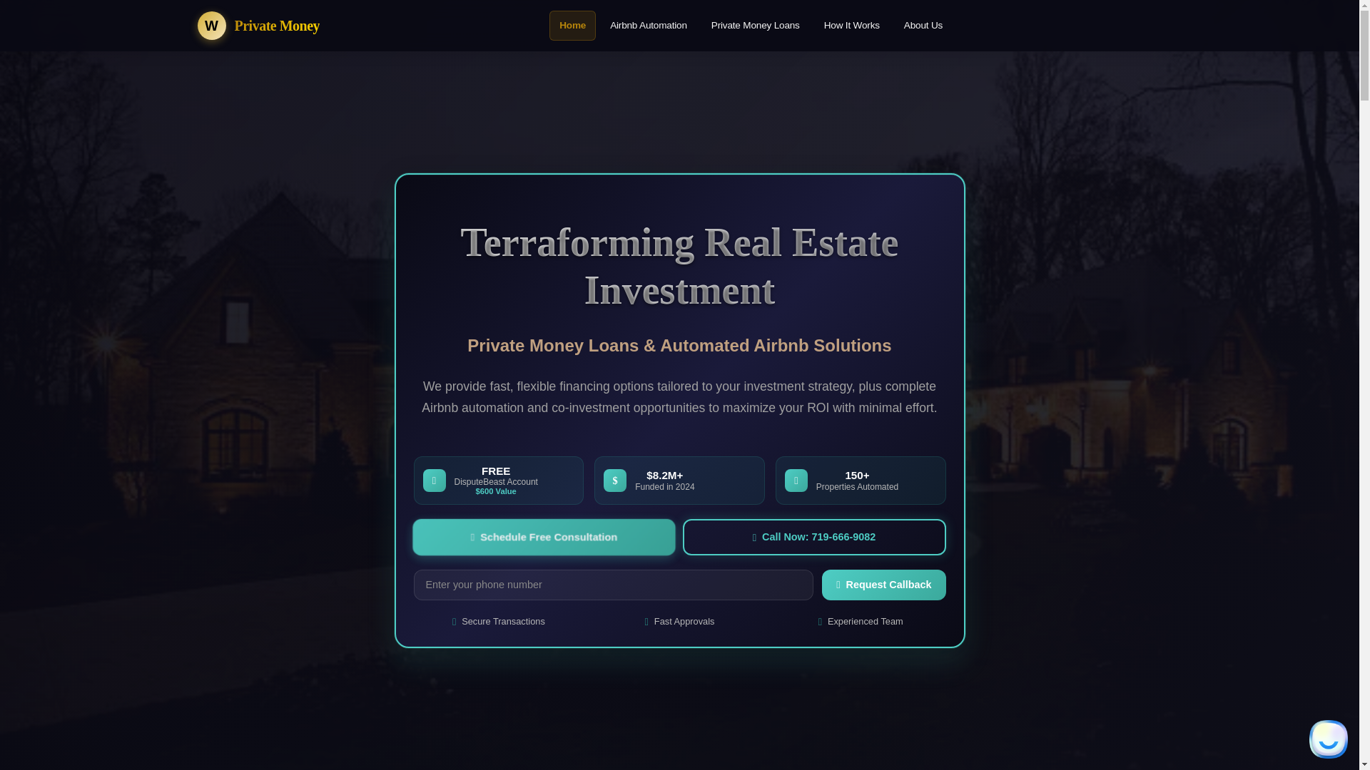 website screenshot of https://wizards-private-money.pages.dev/