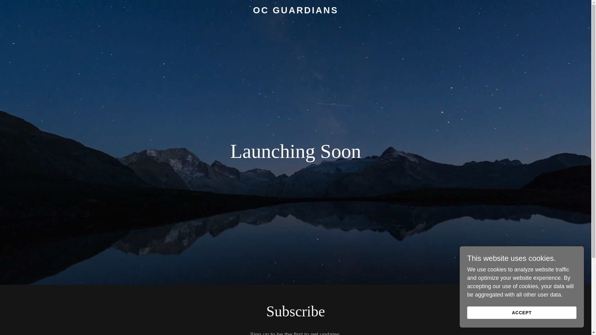 website screenshot of https://ocguardians.us/