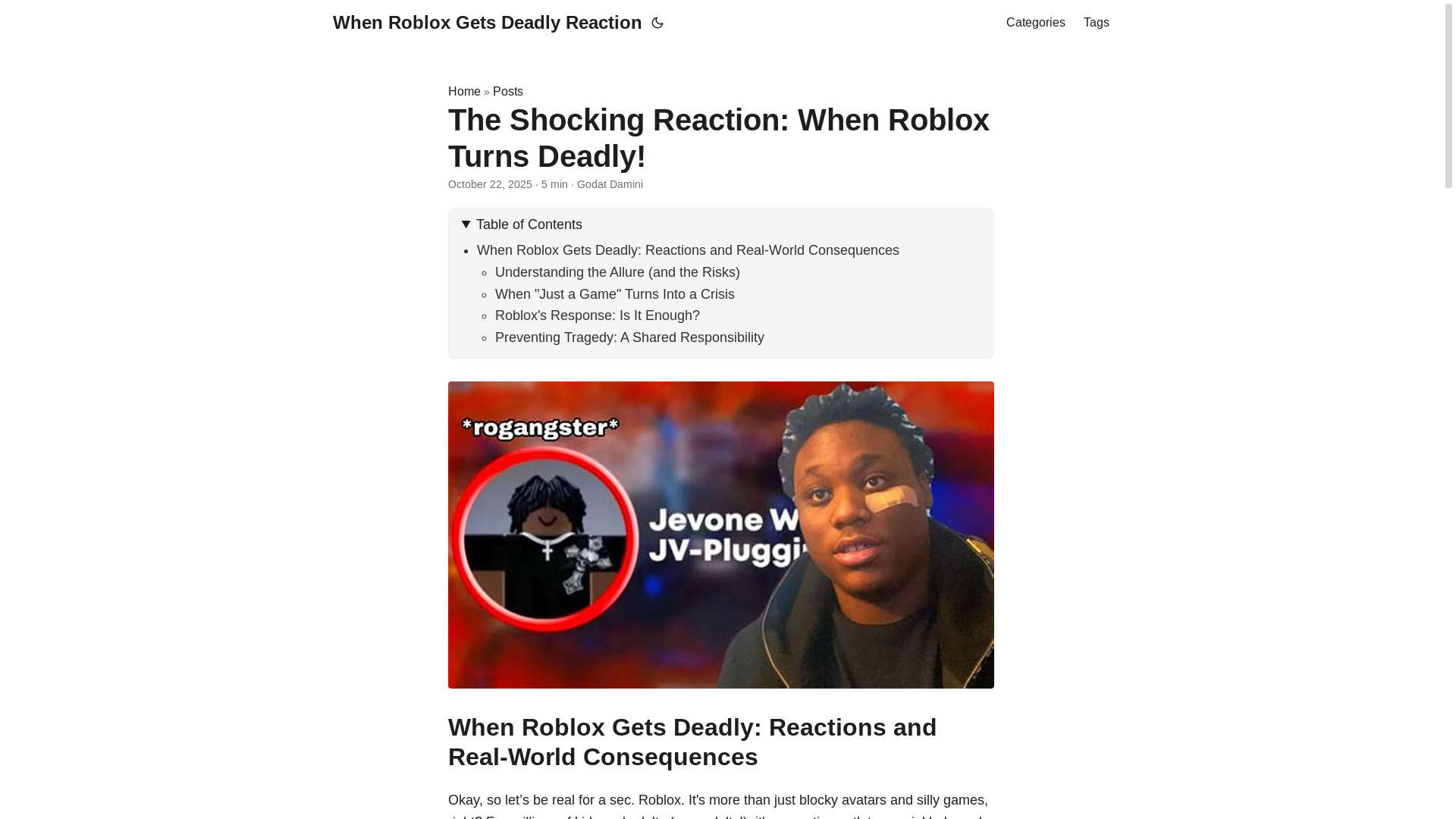 website screenshot of https://when-roblox-gets-deadly-reaction.pages.dev/