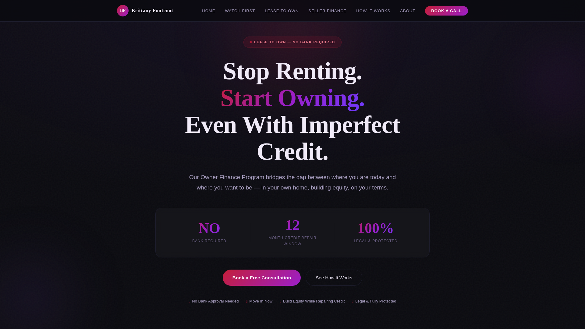 website screenshot of https://brittanyfontenot.pages.dev/