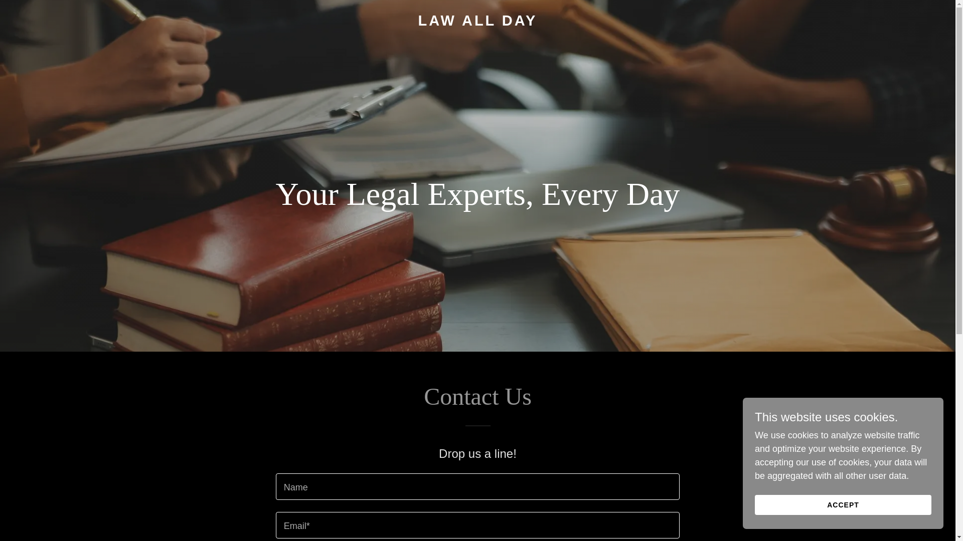 website screenshot of https://lawallday.com/
