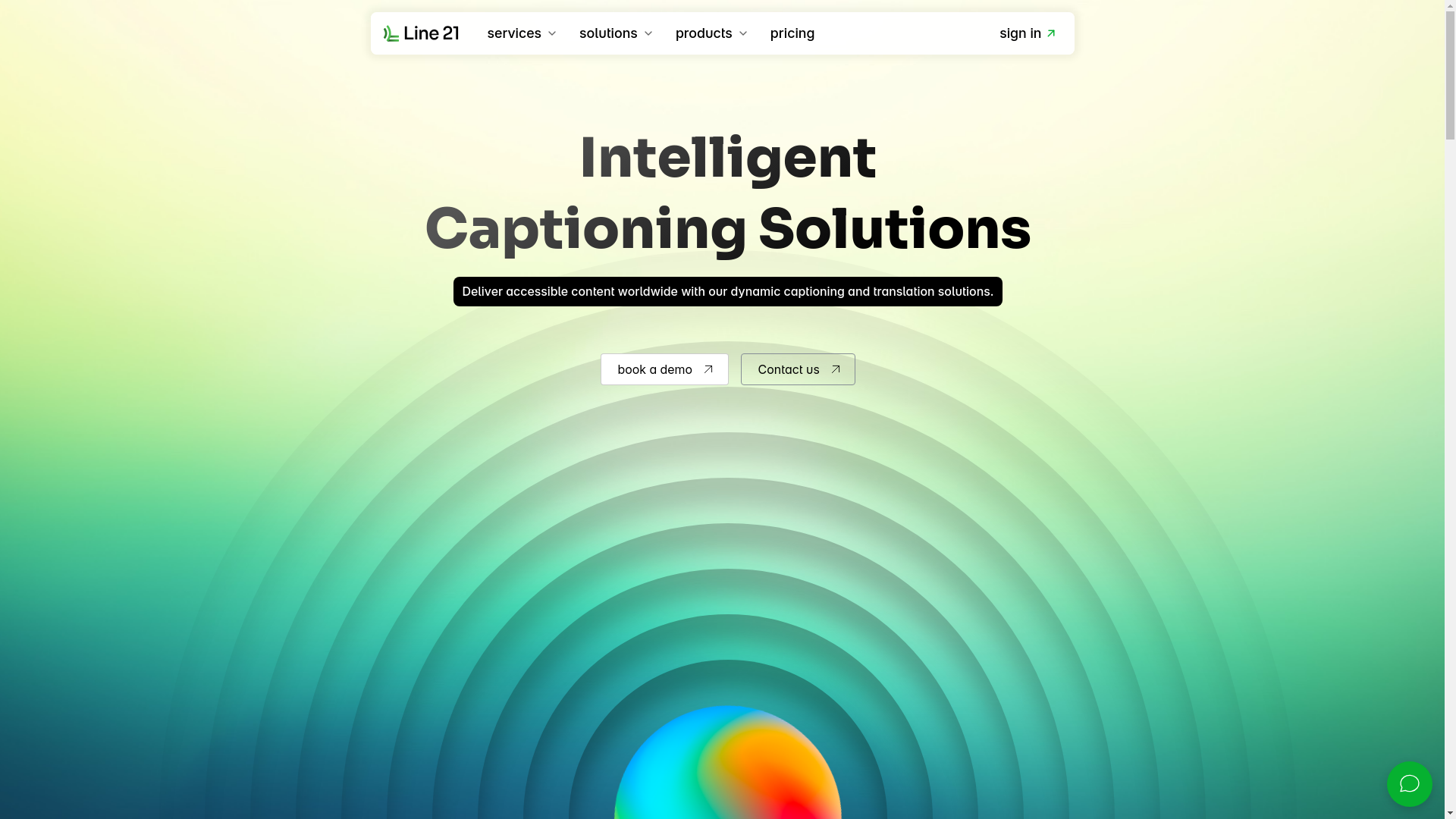 website screenshot of https://l21-livecaptions.click/