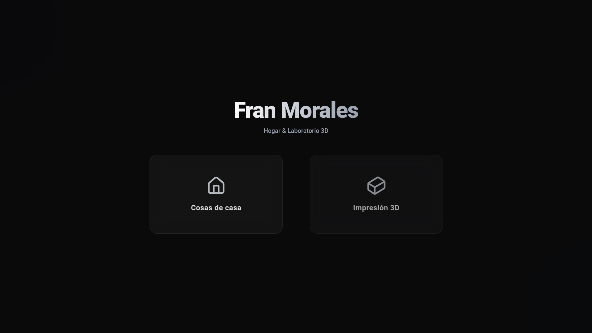 website screenshot of https://franmorales.eu