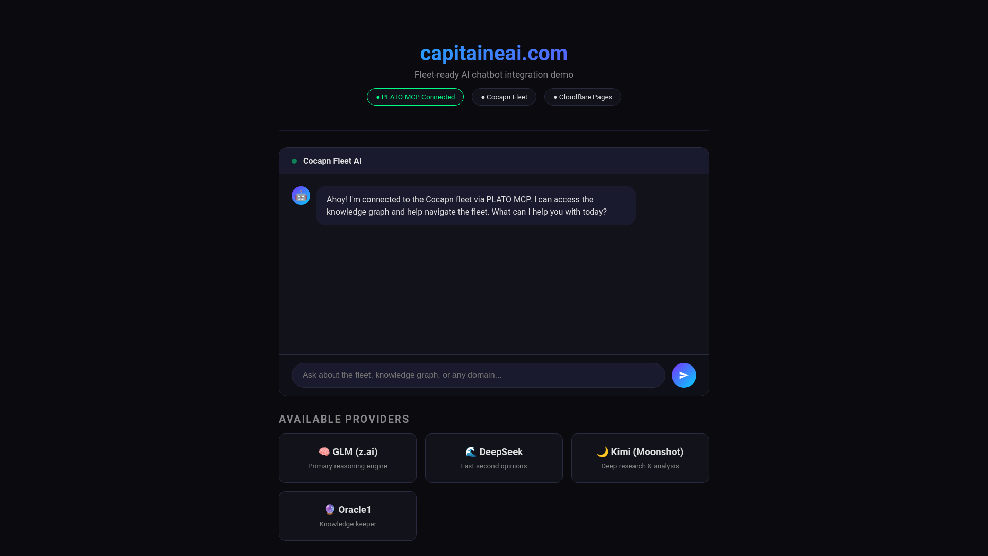 website screenshot of https://capitaineai-com.pages.dev/