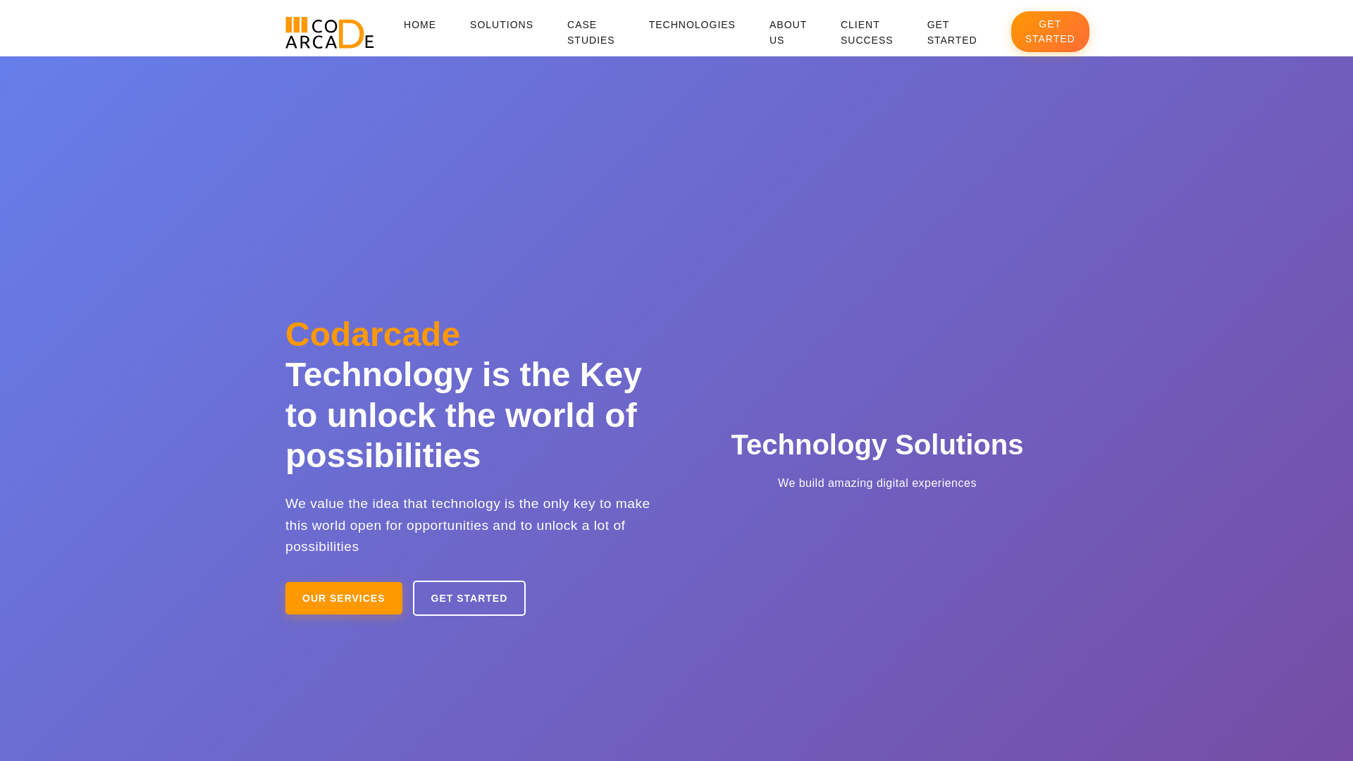 website screenshot of https://codarcade.pages.dev/