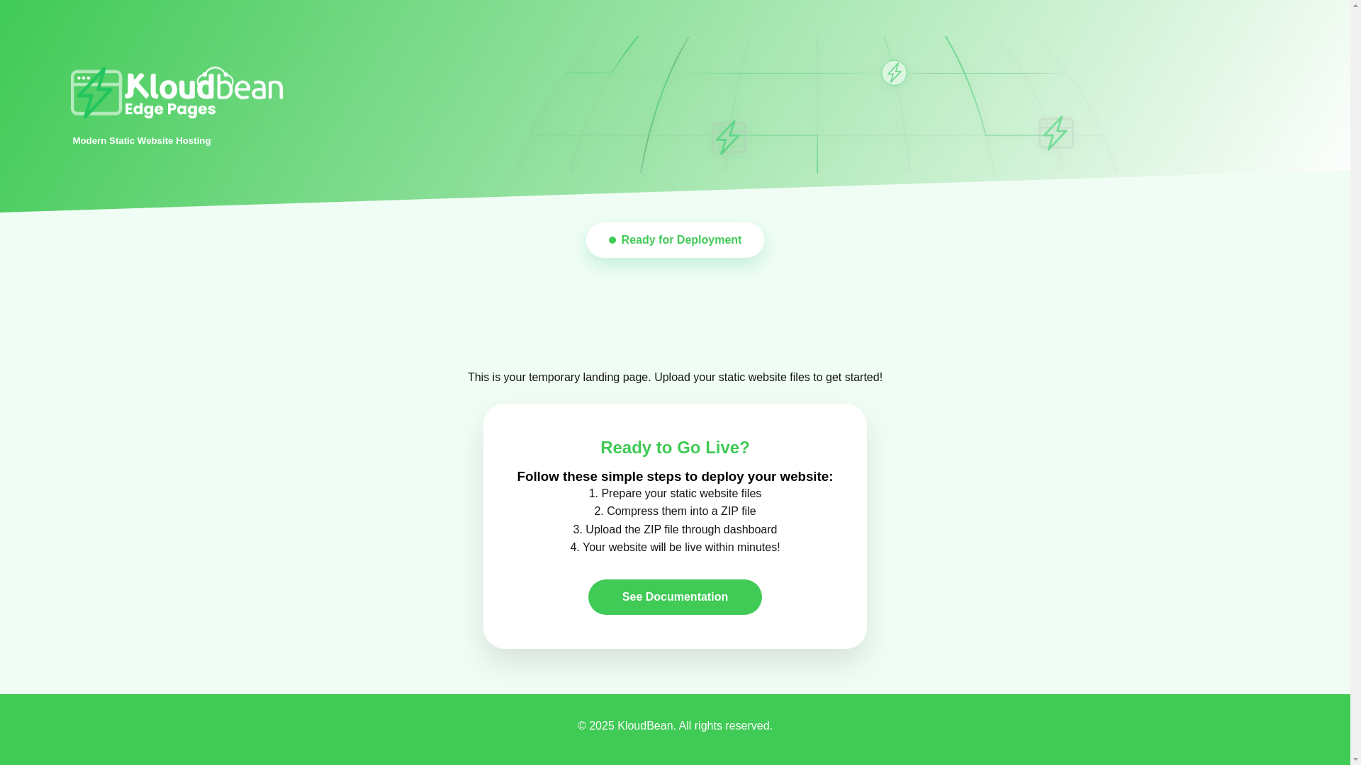 website screenshot of https://kloudbean20034565.pages.dev/