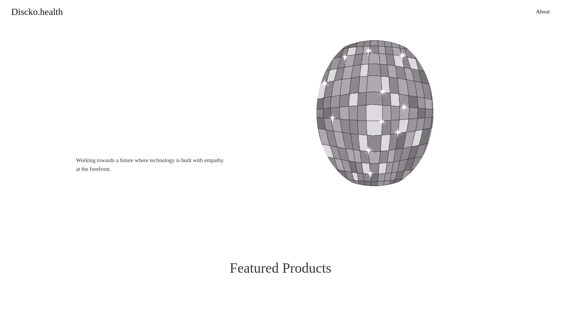 website screenshot of https://discko.health/