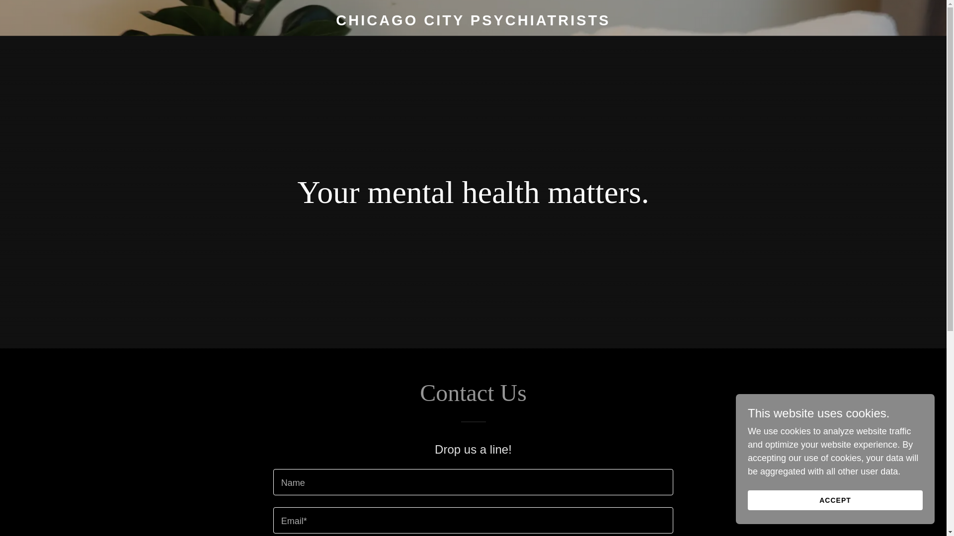 website screenshot of https://chicagocitypsychiatrists.com/
