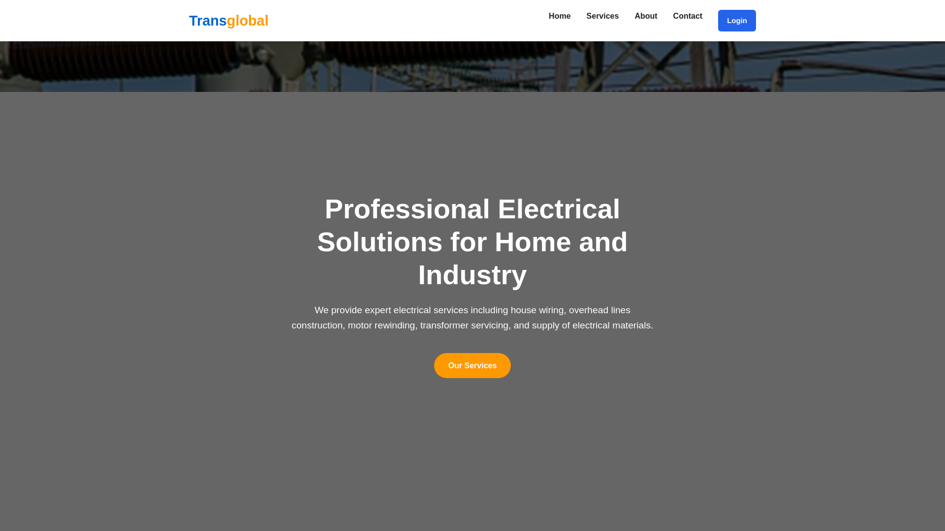 website screenshot of https://transglobalmwi.com/