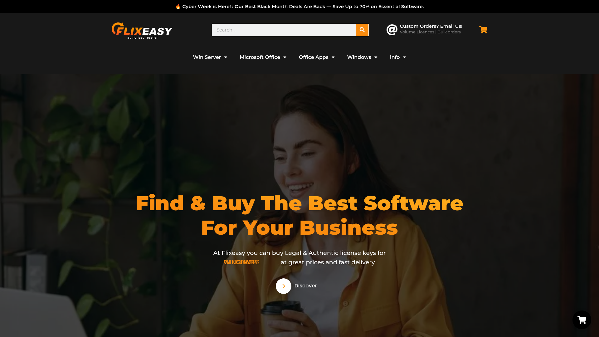website screenshot of https://flixeasy.com/