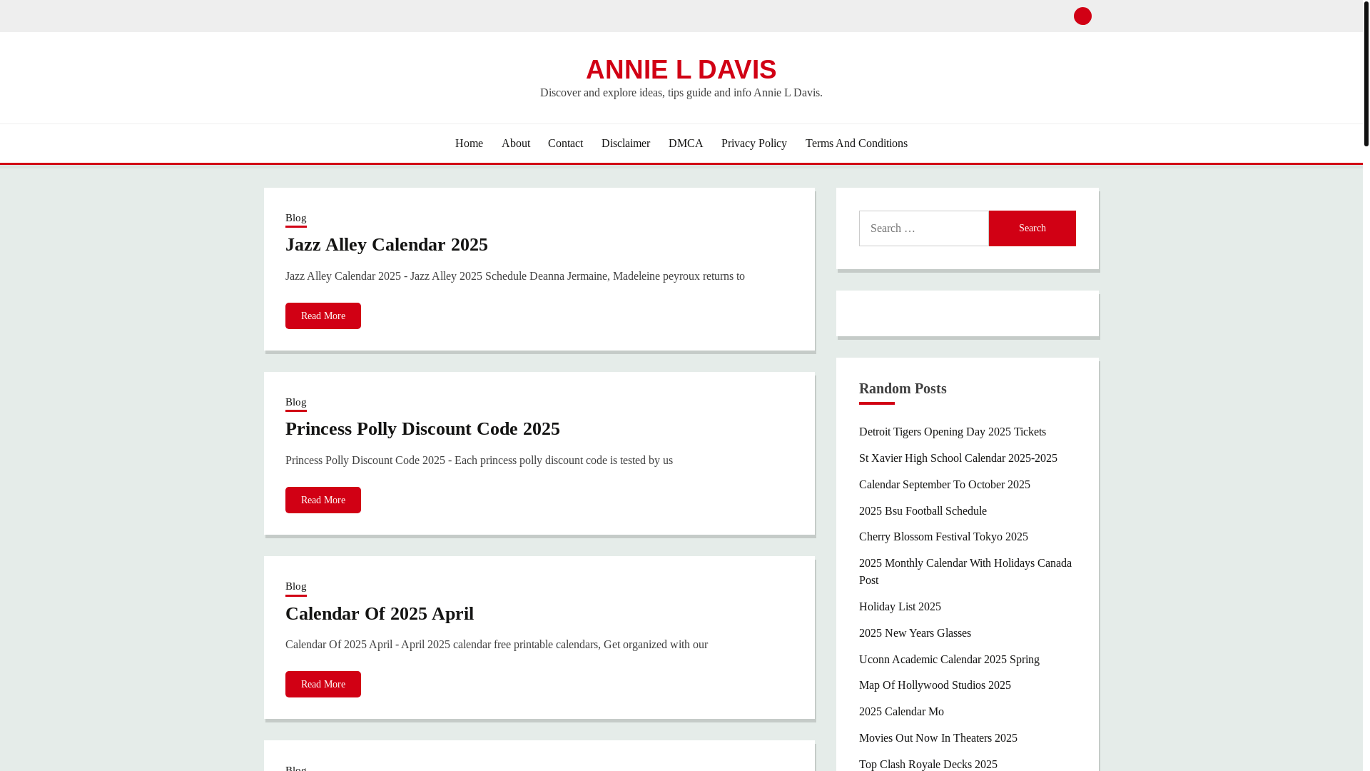 website screenshot of https://annieldavisj.pages.dev/