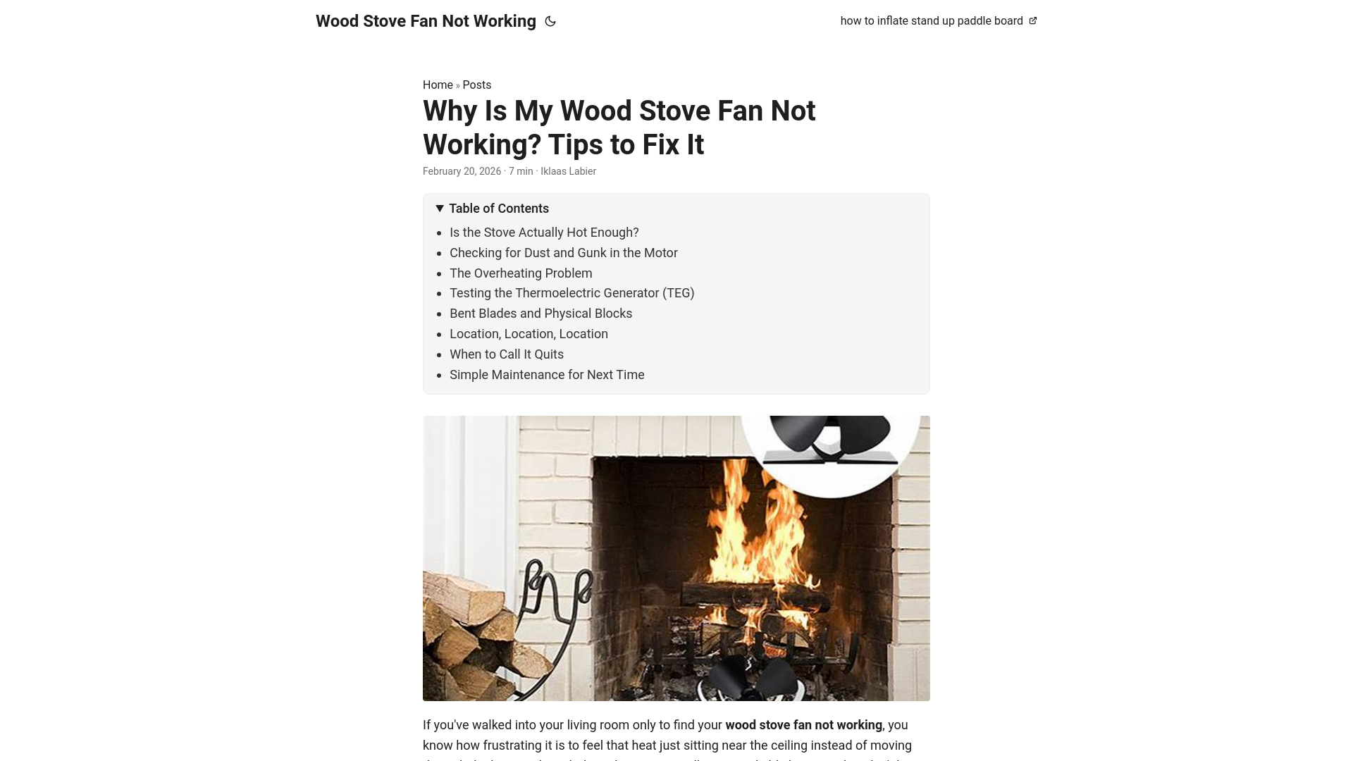 website screenshot of https://wood-stove-fan-not-working.pages.dev/