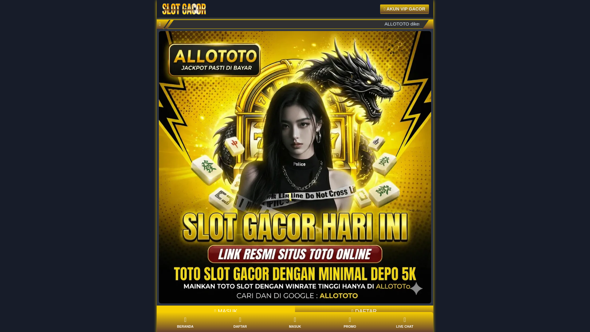 website screenshot of https://berkah-selalu-allo-toto.pages.dev/