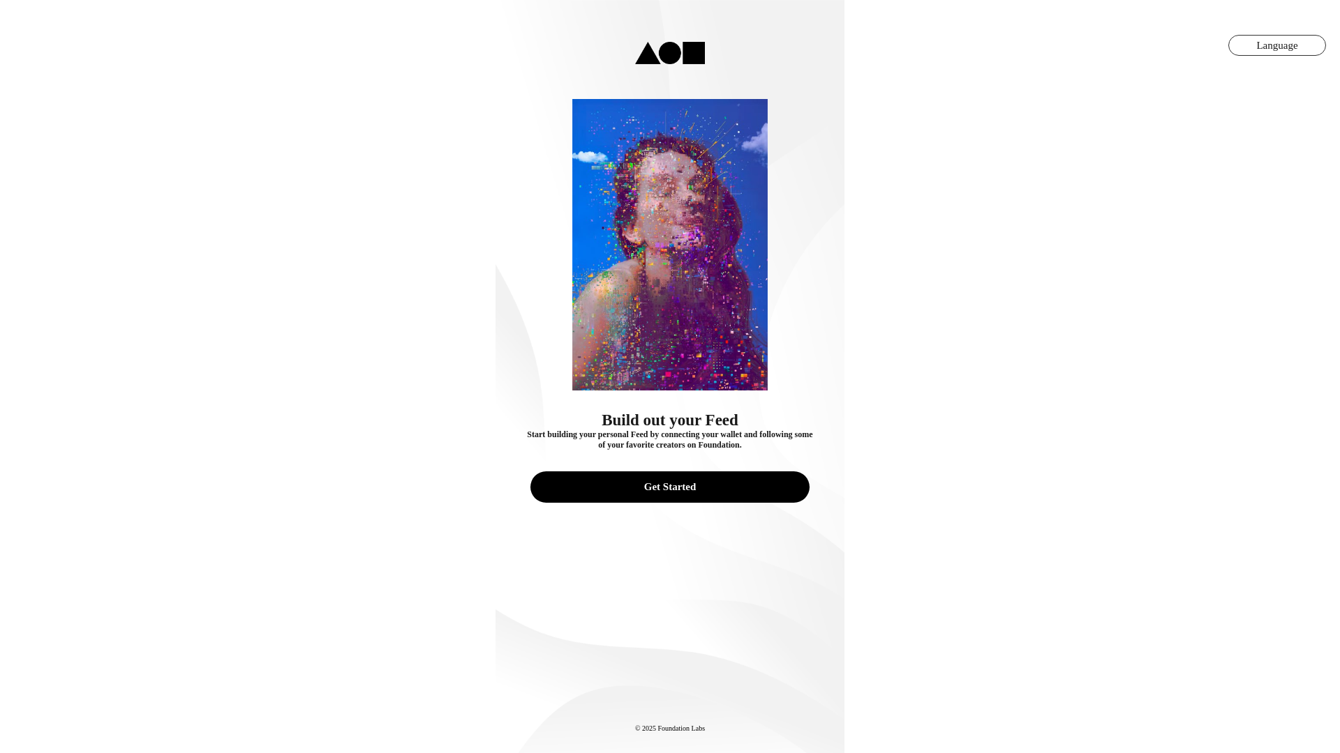 website screenshot of https://founmbvnftplace.com/