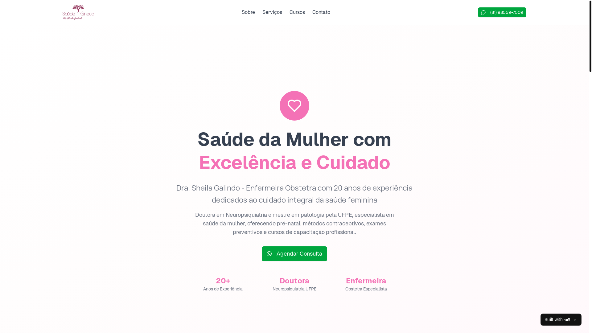 website screenshot of https://sheilagalindo.com.br/