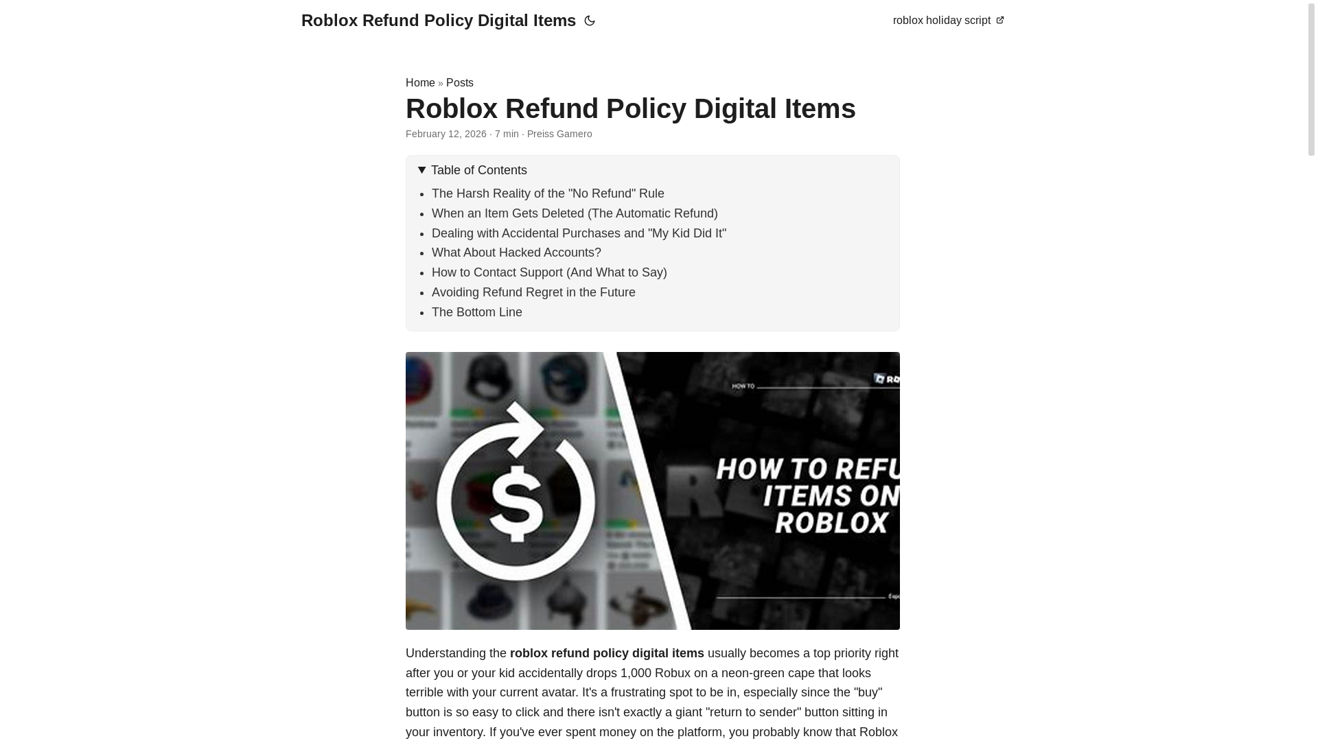 website screenshot of https://robloxrefundpolicydigitalitems.pages.dev/