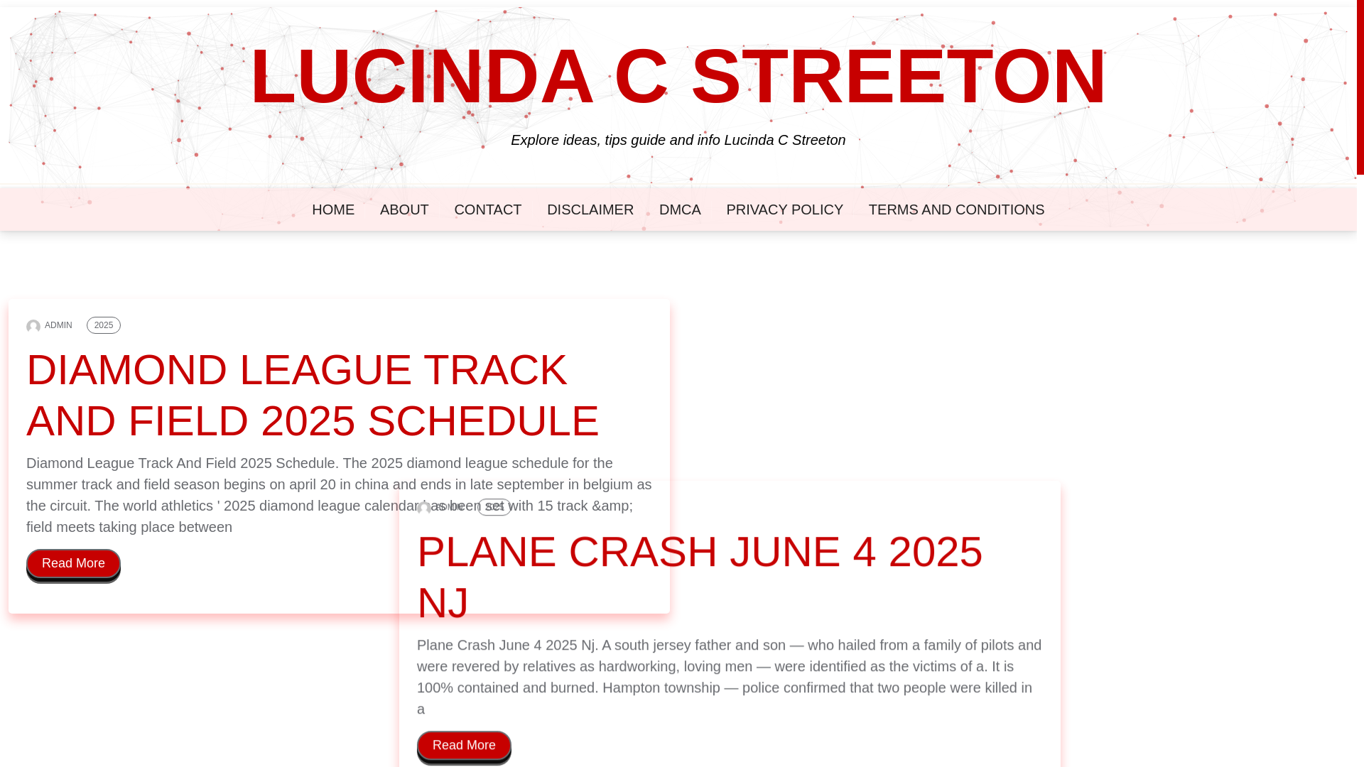 website screenshot of https://lucindacstreeton.pages.dev/