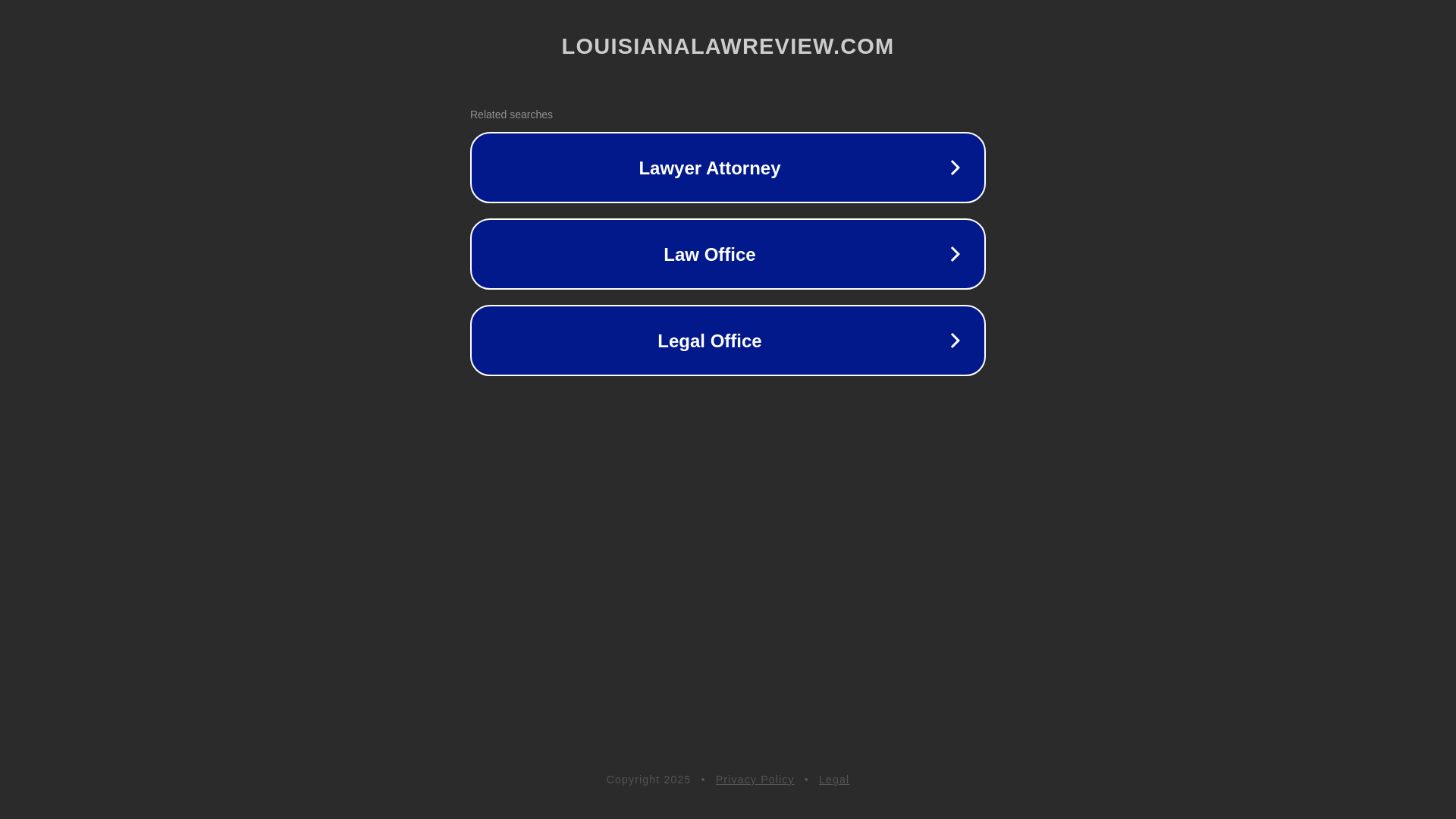 website screenshot of https://louisianalawreview.com/