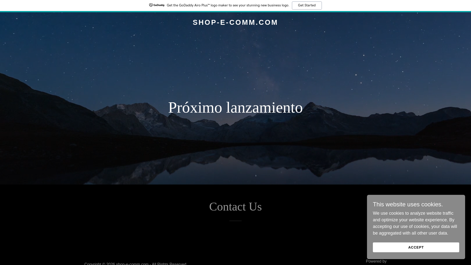 website screenshot of https://shop-e-comm.com/