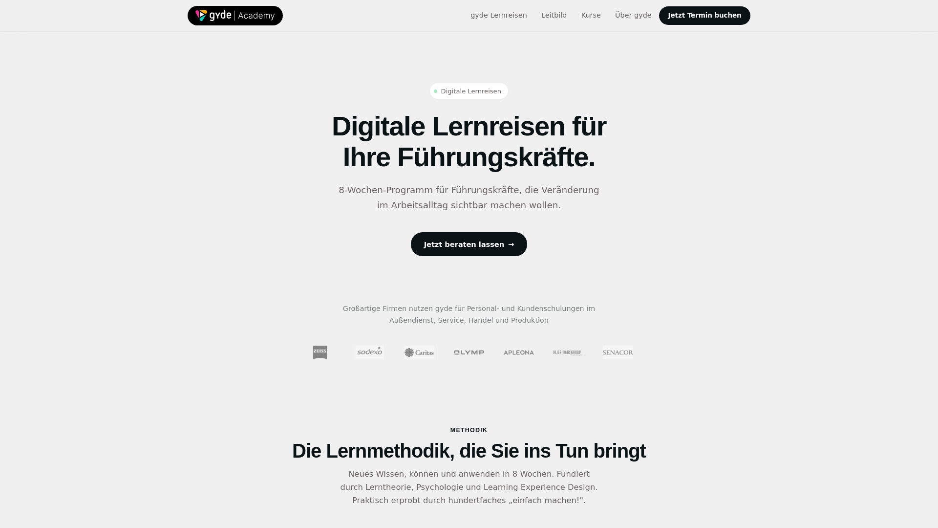 website screenshot of https://gyde-academy-web.pages.dev/