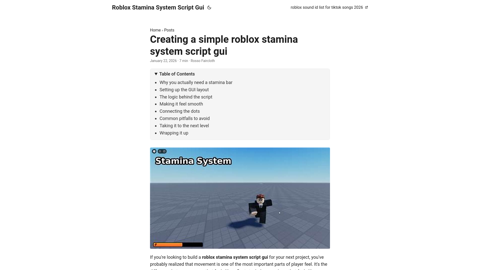 website screenshot of https://roblox-stamina-system-script-gui.pages.dev/
