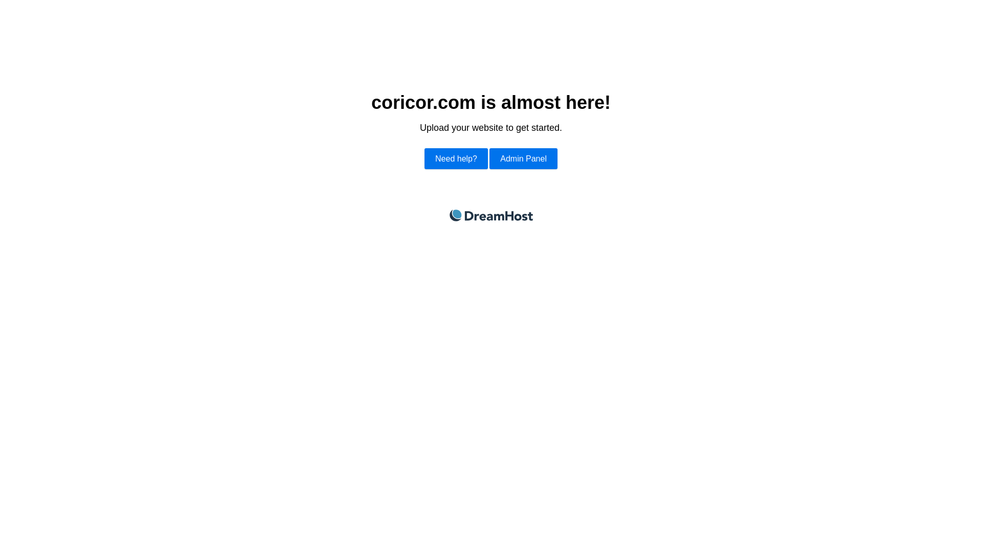 website screenshot of https://coricor.com/