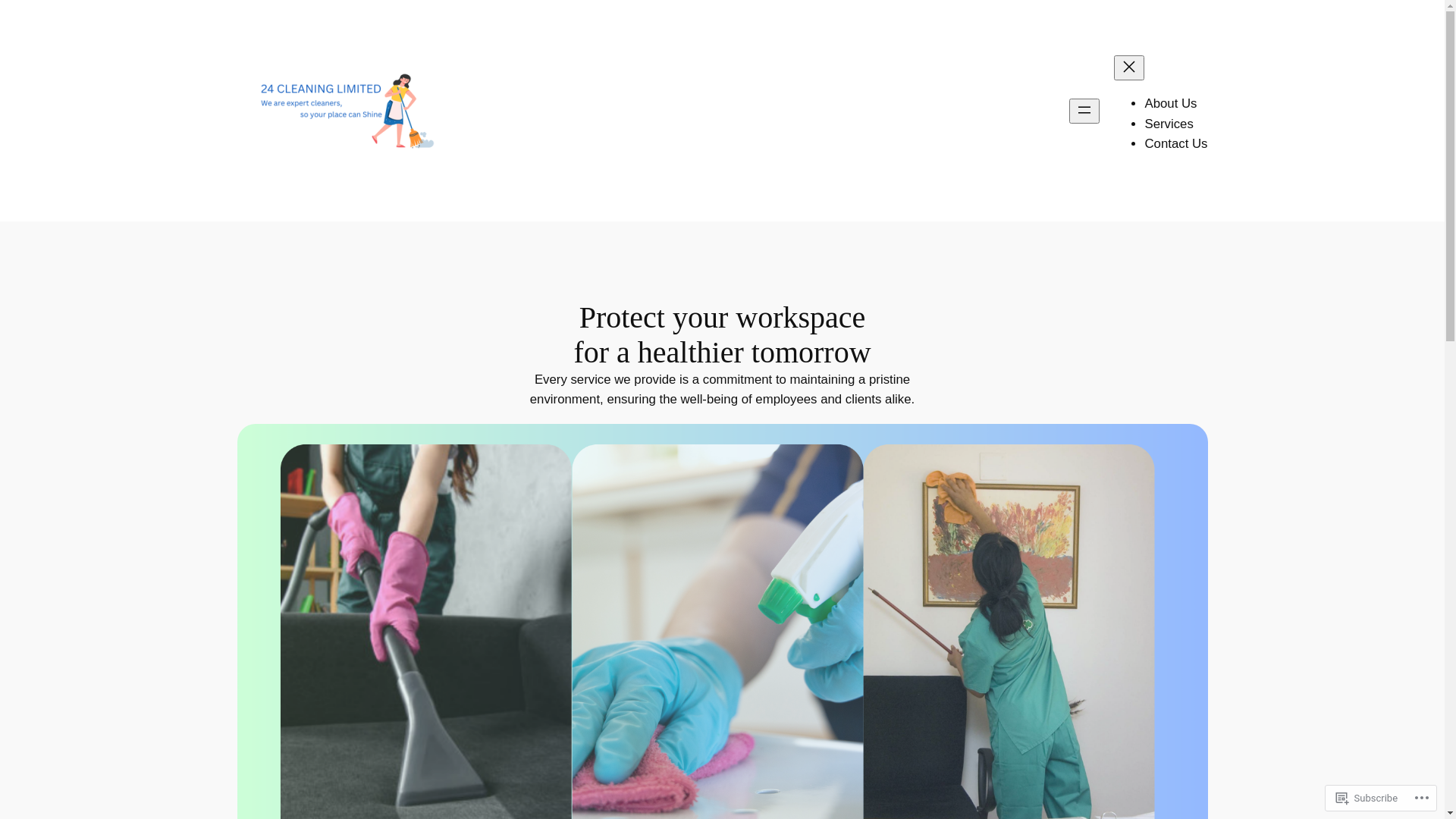 website screenshot of https://24cleaningltd.com/