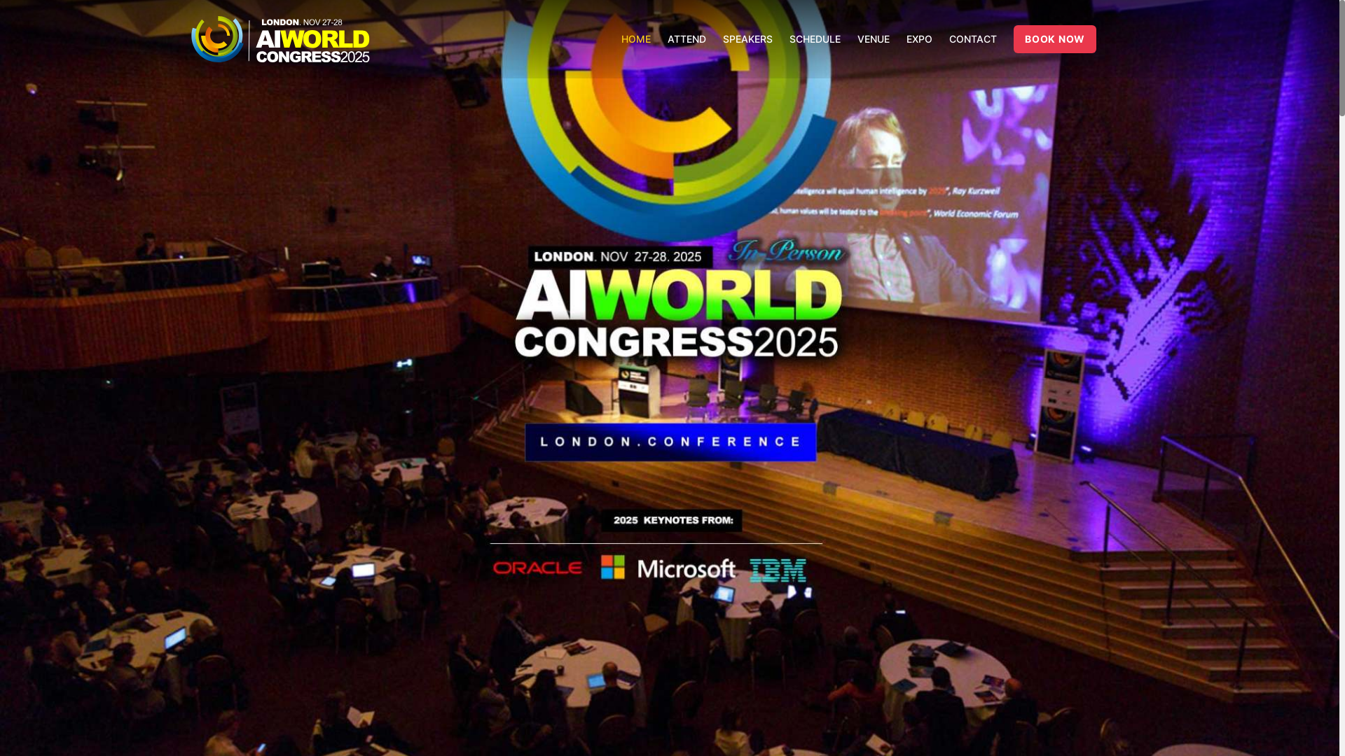 website screenshot of https://aiconference.london/