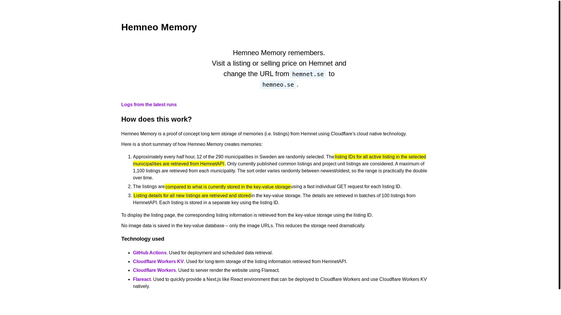 website screenshot of https://memory-hemneo-se.pages.dev/