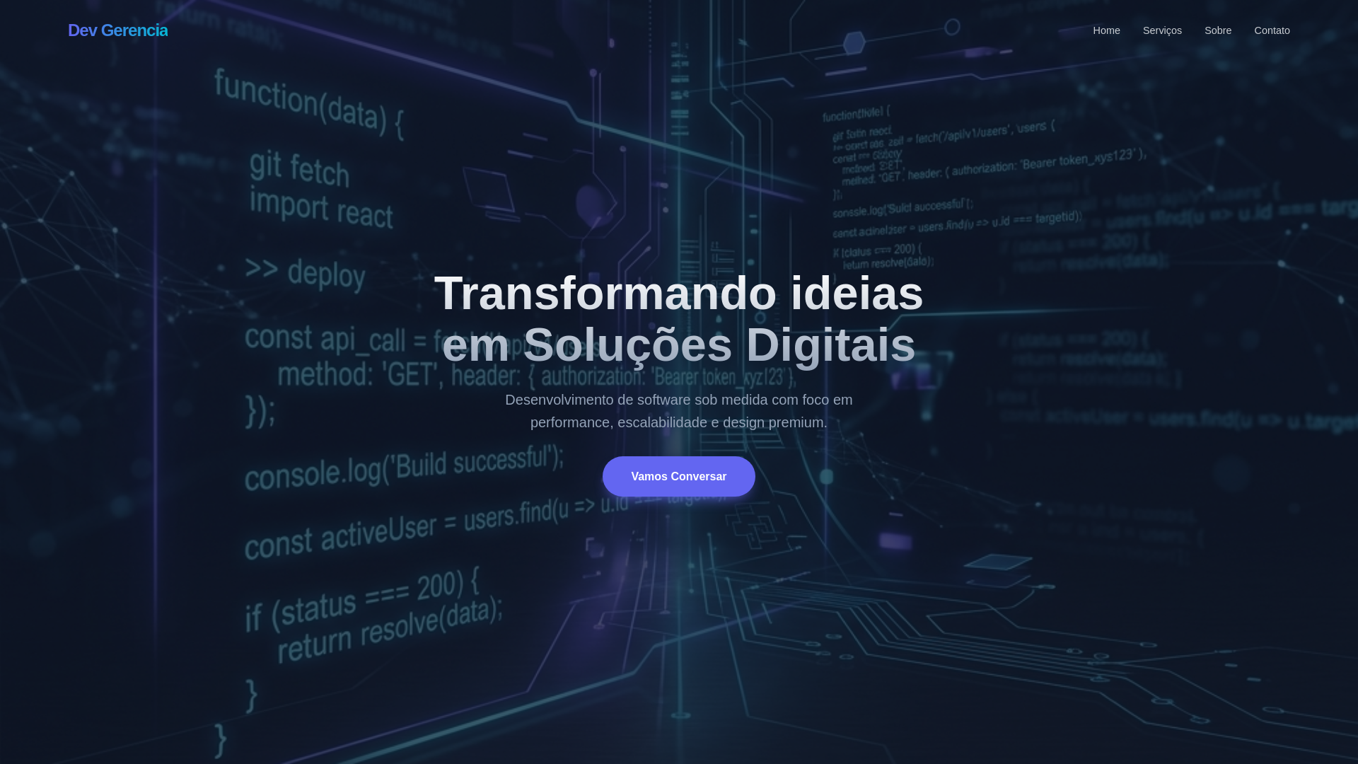 website screenshot of https://devgerencia.pages.dev/