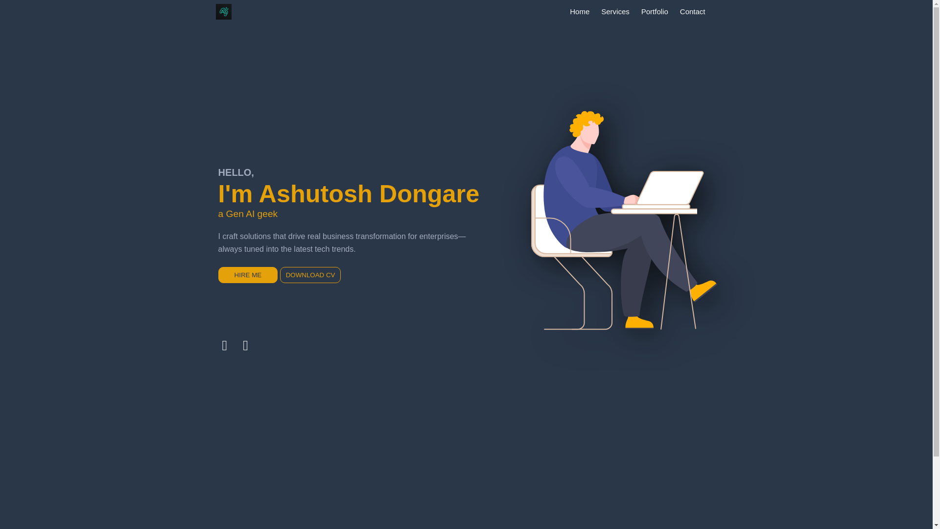 website screenshot of https://myprofile-301.pages.dev/