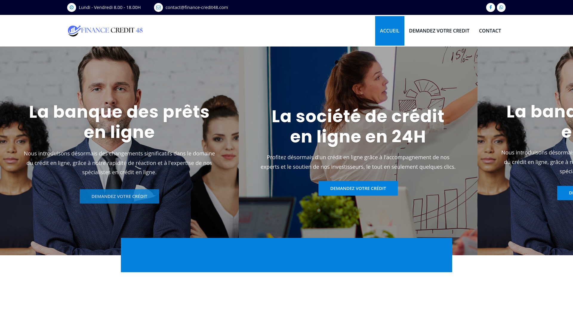 website screenshot of https://finance-credit48.com/