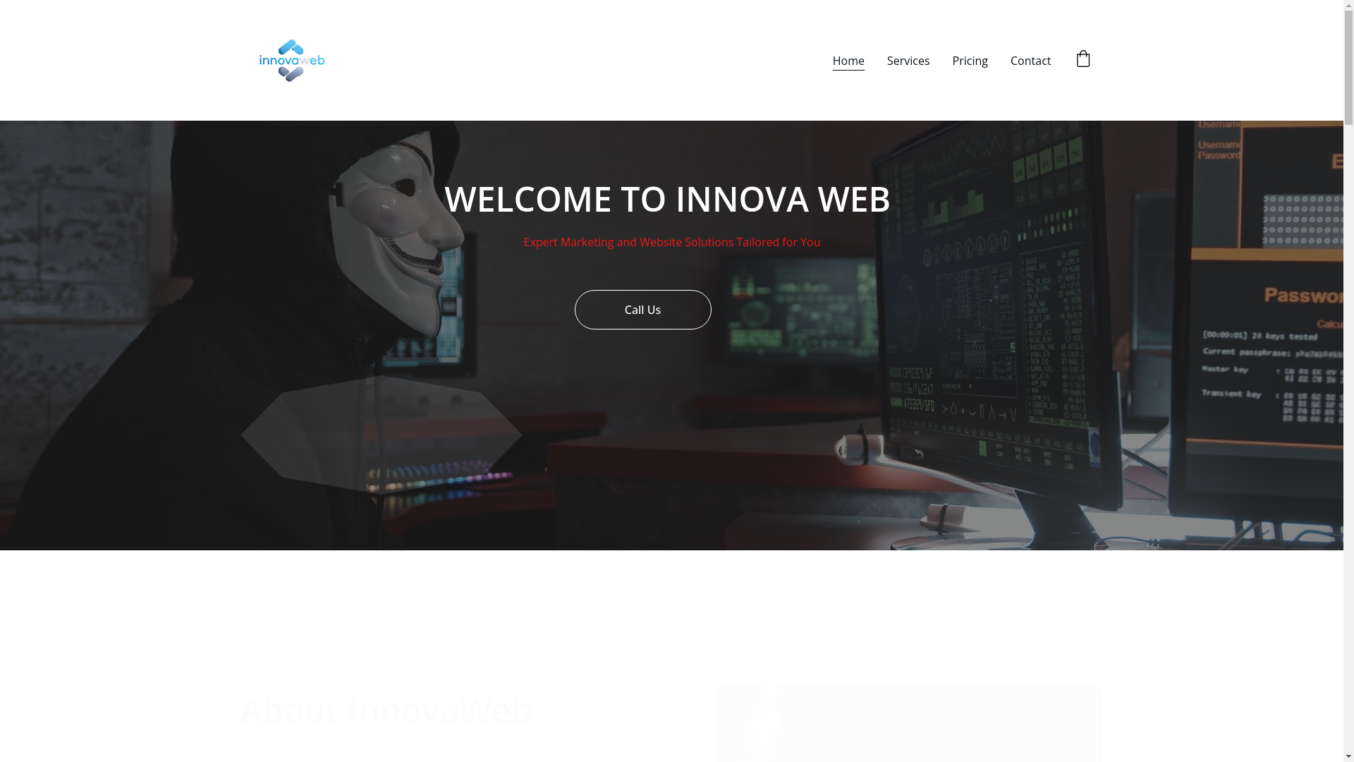 website screenshot of https://innovaweb.com.au/