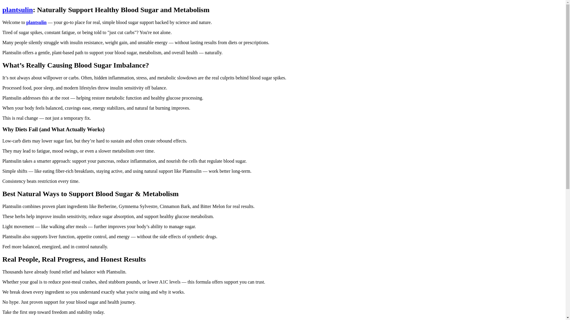 website screenshot of https://plantsulin.pages.dev/