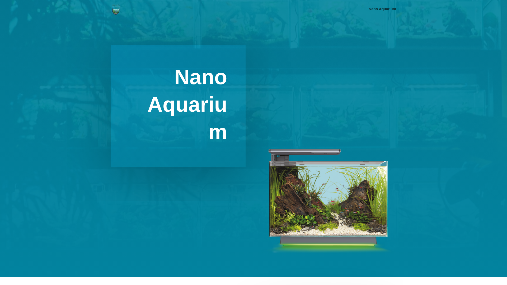 website screenshot of https://nano-aquarium-kaufen.de/