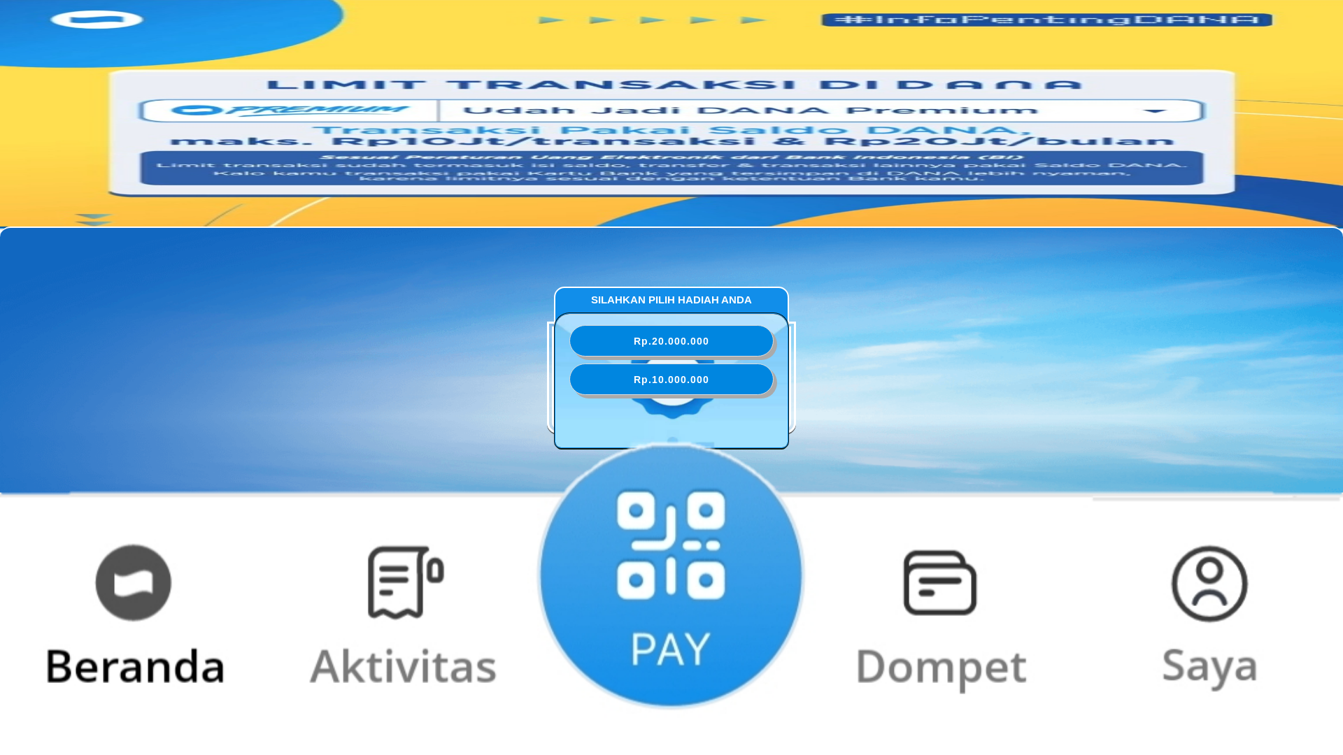 website screenshot of https://d4nahadiah10jtambilsekarang.pages.dev/