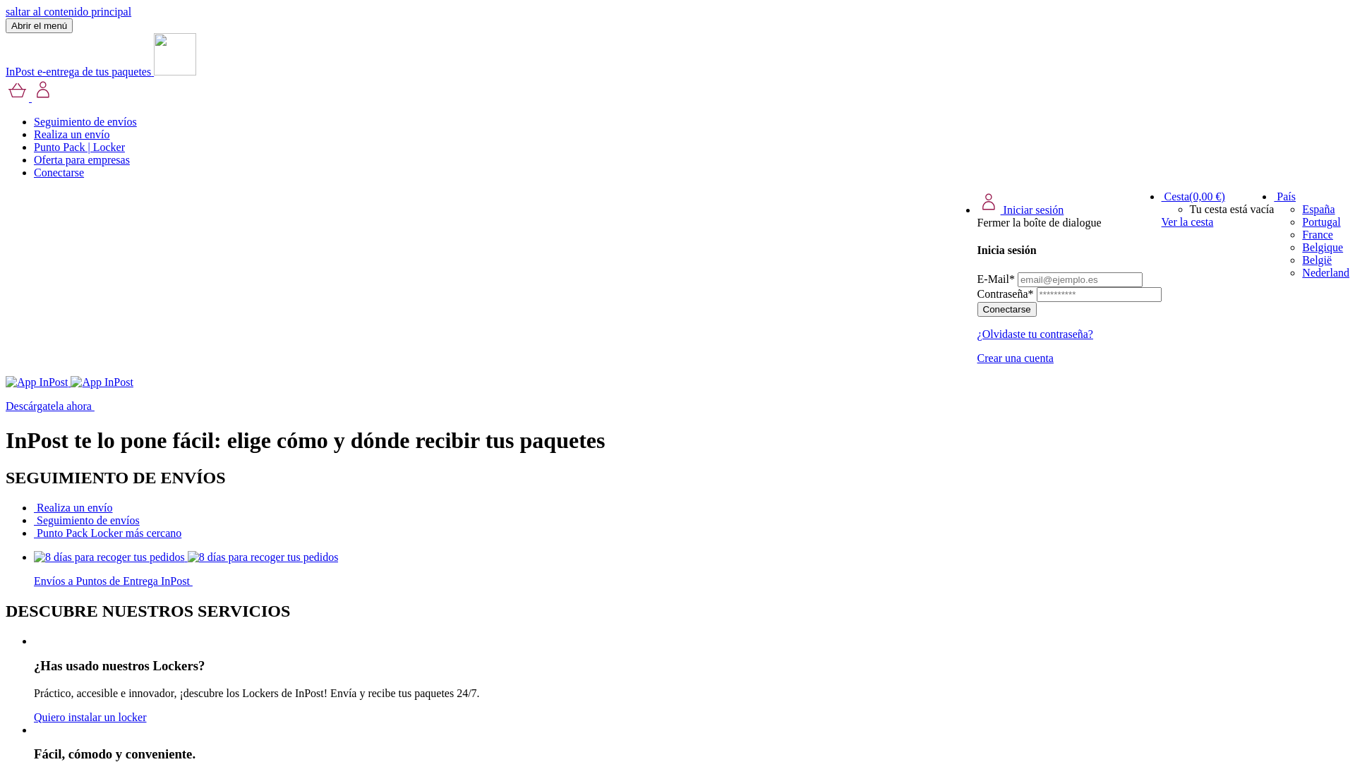 website screenshot of https://expressinpost.com/