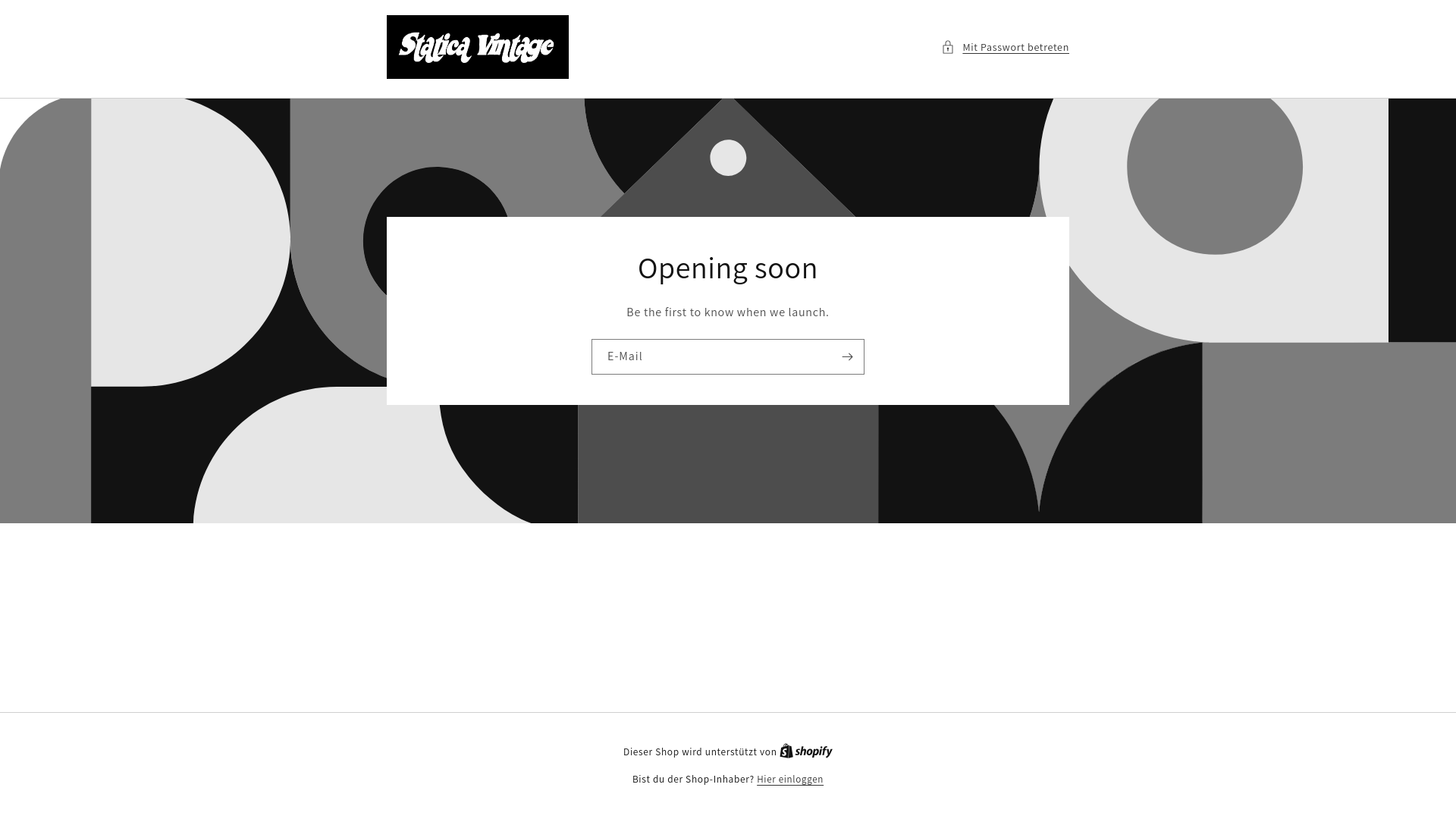 website screenshot of https://staticavintage.de/