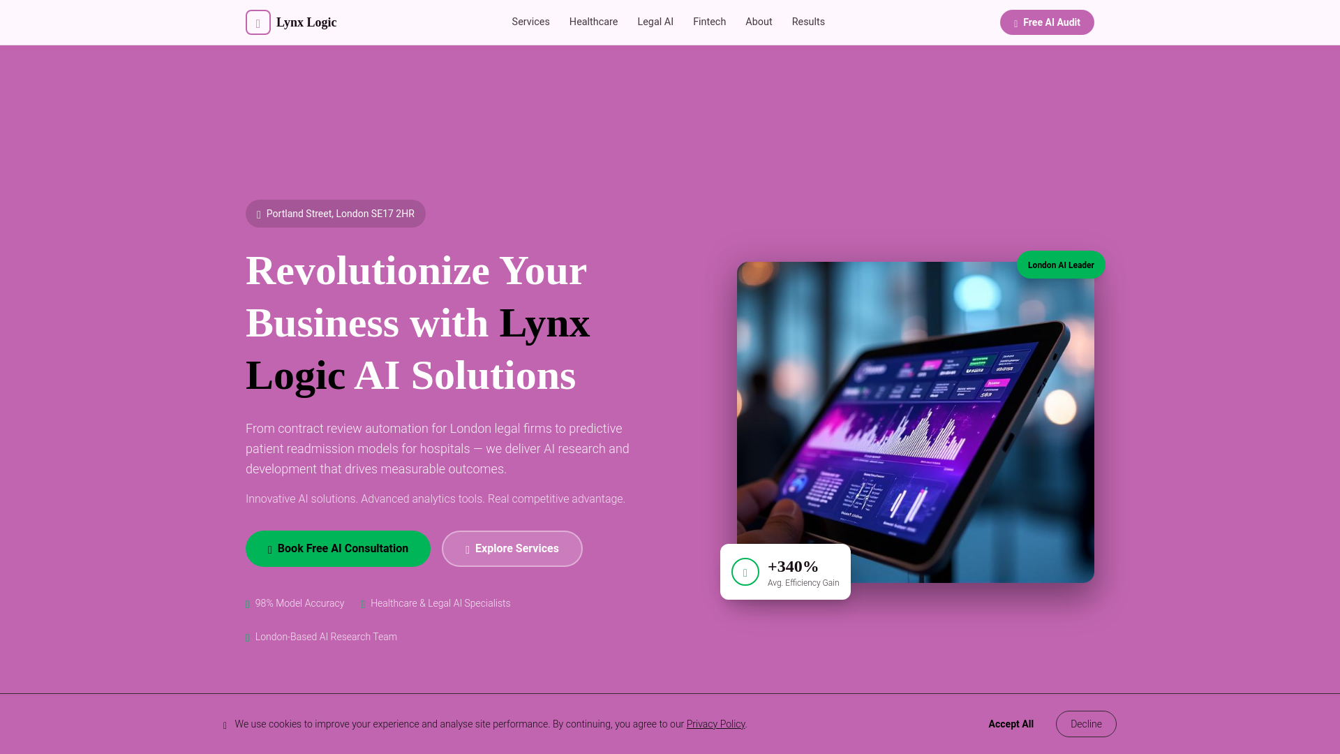 website screenshot of https://etymiccloud.digital