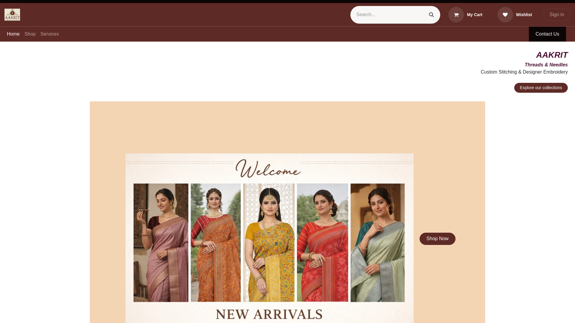 website screenshot of https://aakrit04.com/