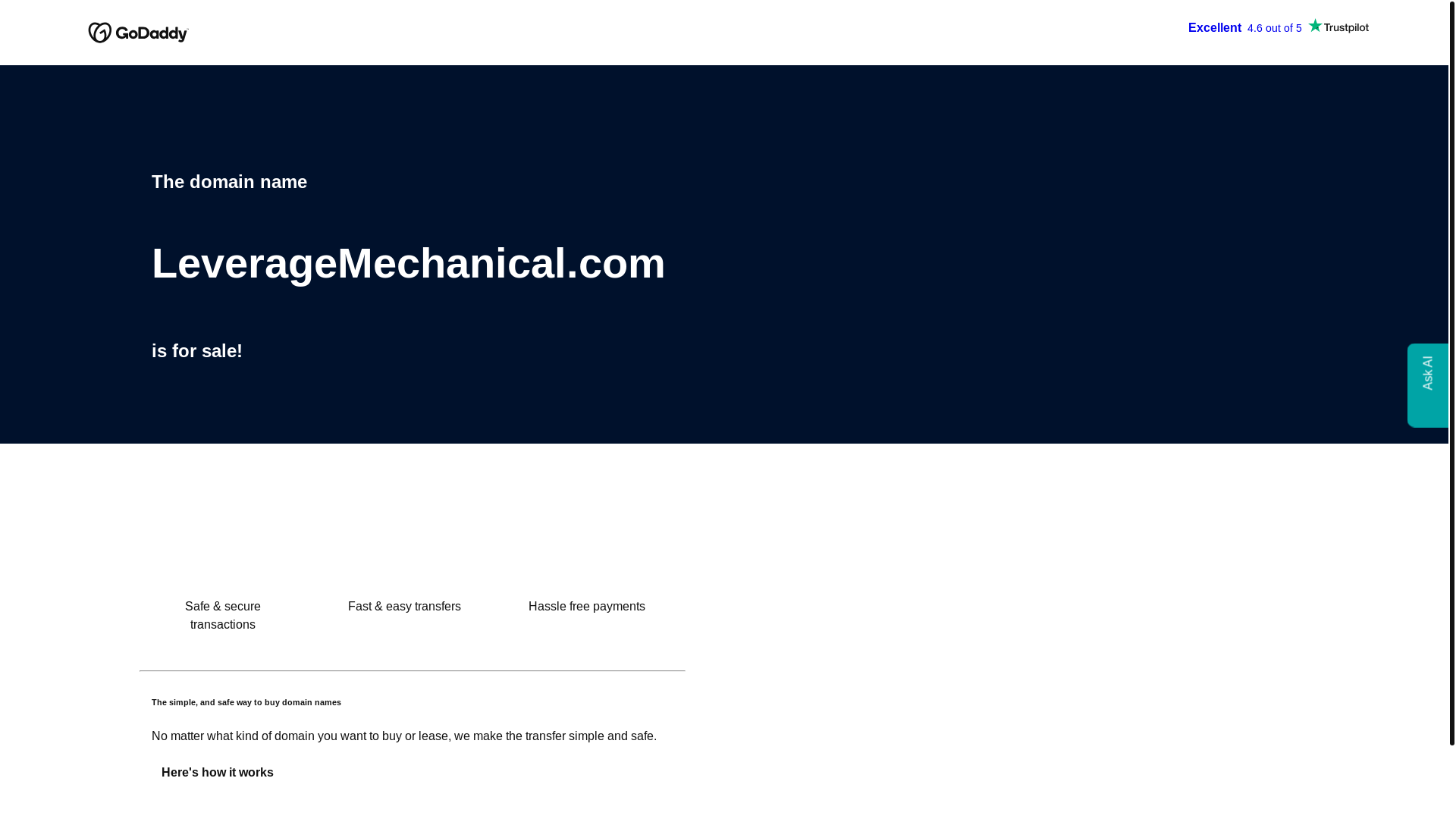 website screenshot of https://leveragemechanical.com/