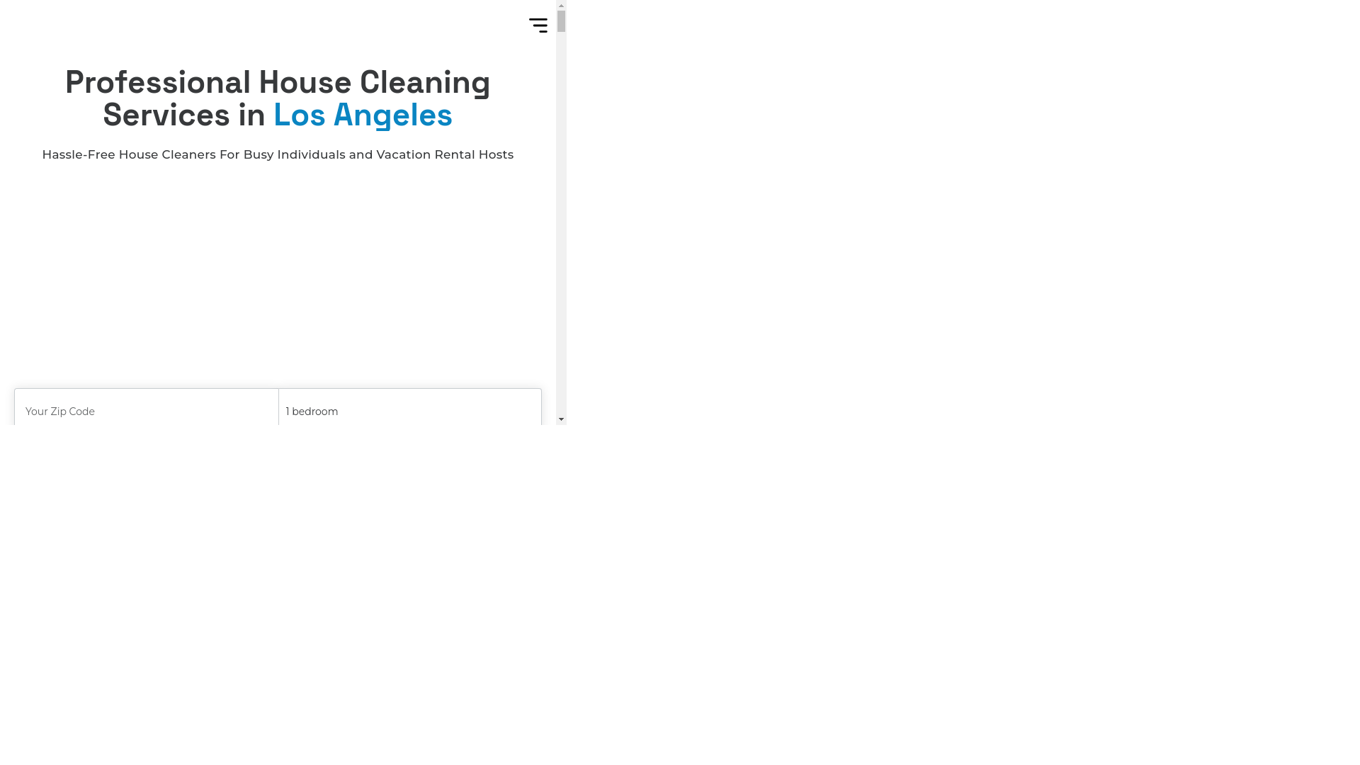 website screenshot of https://maids-this-lacal.com/